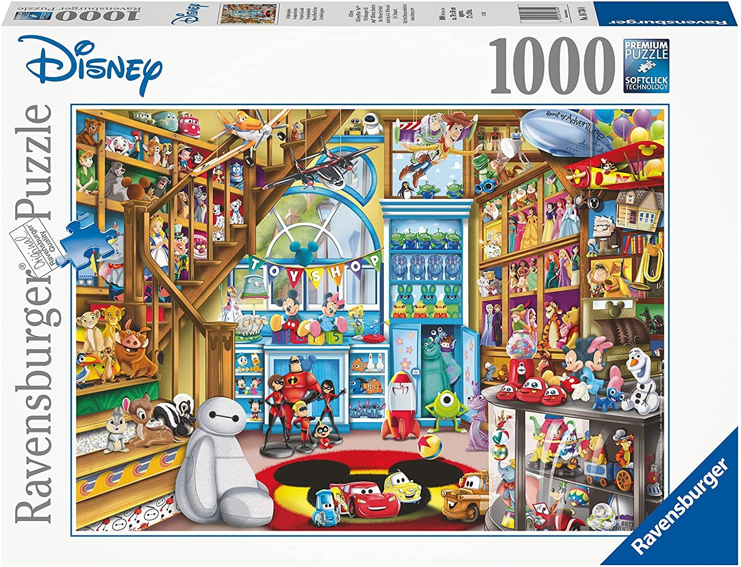 deelnemen groentje vertaler Ravensburger - Disney & Pixar Toy Store - 1000 Stukjes - 1000 Stukjes -  Puzzelplaza