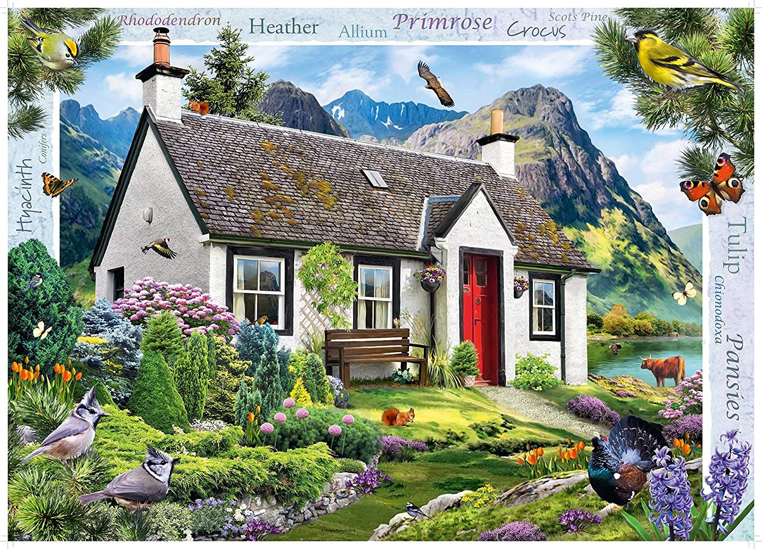 Ravensburger - Lochside Cottage - 1000 Stukjes - Cottages ...